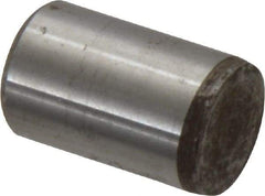 Unbrako - 5/8" Diam x 1" Pin Length Grade 8 Alloy Steel Oversized Dowel Pin - C 60 (Surface) & C 50-58 Hardness, 46,020 Lb Breaking Strength, 1 Beveled & 1 Rounded End - Benchmark Tooling