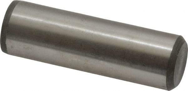 Unbrako - 5/8" Diam x 2" Pin Length Grade 8 Alloy Steel Oversized Dowel Pin - C 60 (Surface) & C 50-58 Hardness, 46,020 Lb Breaking Strength, 1 Beveled & 1 Rounded End - Benchmark Tooling