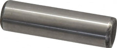 Unbrako - 5/8" Diam x 2-1/4" Pin Length Grade 8 Alloy Steel Oversized Dowel Pin - C 60 (Surface) & C 50-58 Hardness, 46,020 Lb Breaking Strength, 1 Beveled & 1 Rounded End - Benchmark Tooling