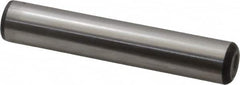 Unbrako - 5/8" Diam x 3-1/2" Pin Length Grade 8 Alloy Steel Oversized Dowel Pin - C 60 (Surface) & C 50-58 Hardness, 46,020 Lb Breaking Strength, 1 Beveled & 1 Rounded End - Benchmark Tooling