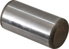 Unbrako - 1" Diam x 2" Pin Length Grade 8 Alloy Steel Oversized Dowel Pin - C 60 (Surface) & C 50-58 Hardness, 117,810 Lb Breaking Strength, 1 Beveled & 1 Rounded End - Benchmark Tooling