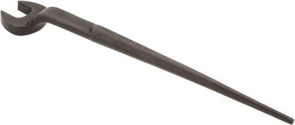 Proto - 1-1/2" Standard Spud Handle Open End Wrench - 19-1/2" OAL, Single End, Black Finish - Benchmark Tooling