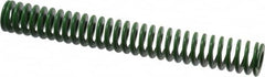 Associated Spring Raymond - 20mm Hole Diam, 10mm Rod Diam, 152mm Free Length, Green Die Spring - 457.5 N Max Deflection, 61mm Max Deflection, Light Duty, Chromium Alloy Steel - Benchmark Tooling