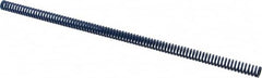 Associated Spring Raymond - 12.5mm Hole Diam, 6.3mm Rod Diam, 12" Free Length, Blue Die Spring - 243.6 N Max Deflection, 116mm Max Deflection, Medium Duty, Chromium Alloy Steel - Benchmark Tooling