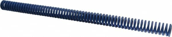 Associated Spring Raymond - 20mm Hole Diam, 10mm Rod Diam, 12" Free Length, Blue Die Spring - Benchmark Tooling