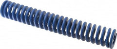 Associated Spring Raymond - 50mm Hole Diam, 25mm Rod Diam, 12" Free Length, Blue Die Spring - 4400.3999 N Max Deflection, 114mm Max Deflection, Medium Duty, Chromium Alloy Steel - Benchmark Tooling