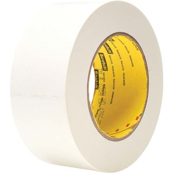 3M - 2" Wide x 60 Yd Long x 6.7 mil White Paper Masking Tape - Benchmark Tooling