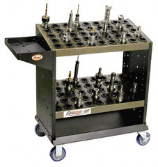 Huot - 52 Tool Capacity, 50 Taper Size SuperScoot CNC Tool Cart - Benchmark Tooling