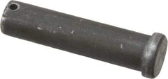 Made in USA - 3/4" Pin Diam, 3" OAL, Standard Clevis Pin - 5/32" Hole, 2-27/32" Usable Length, Uncoated Steel - Benchmark Tooling