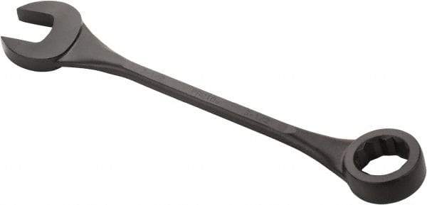 Proto - 3-1/2" 12 Point Offset Combination Wrench - 15° Offset Angle, 37" OAL, Steel, Black Finish - Benchmark Tooling