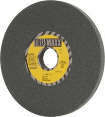 Tru-Maxx - 7" Diam x 1-1/4" Hole x 1/2" Thick, I Hardness, 100 Grit Surface Grinding Wheel - Silicon Carbide, Type 1, Fine Grade, 3,600 Max RPM, Vitrified Bond, No Recess - Benchmark Tooling