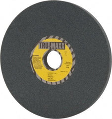 Tru-Maxx - 8" Diam x 1-1/4" Hole x 1/2" Thick, I Hardness, 100 Grit Surface Grinding Wheel - Silicon Carbide, Type 1, Fine Grade, 3,600 Max RPM, Vitrified Bond, No Recess - Benchmark Tooling