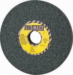 Tru-Maxx - 7" Diam x 1-1/4" Hole x 3/4" Thick, I Hardness, 60 Grit Surface Grinding Wheel - Silicon Carbide, Type 5, Medium Grade, 3,600 Max RPM, Vitrified Bond, One-Side Recess - Benchmark Tooling