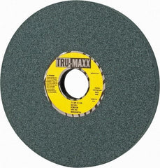 Tru-Maxx - 7" Diam x 1-1/4" Hole x 3/4" Thick, I Hardness, 100 Grit Surface Grinding Wheel - Silicon Carbide, Type 5, Fine Grade, 3,600 Max RPM, Vitrified Bond, One-Side Recess - Benchmark Tooling