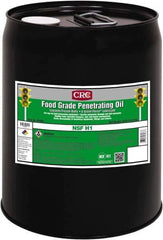 CRC - 5 Gal Pail Direct Food Contact White Oil - Clear, 32°F to 300°F, Food Grade - Benchmark Tooling