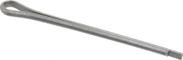 Made in USA - 1/16" Diam x 1" Long Extended Prong Cotter Pin - Grade 18-8, Uncoated, Stainless Steel - Benchmark Tooling