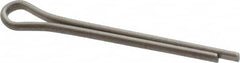 Made in USA - 3/32" Diam x 1" Long Extended Prong Cotter Pin - Grade 18-8, Uncoated, Stainless Steel - Benchmark Tooling