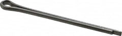 Made in USA - 3/32" Diam x 1-1/2" Long Extended Prong Cotter Pin - Grade 18-8, Uncoated, Stainless Steel - Benchmark Tooling