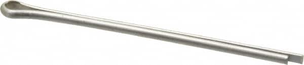 Made in USA - 3/32" Diam x 2" Long Extended Prong Cotter Pin - Grade 18-8, Uncoated, Stainless Steel - Benchmark Tooling