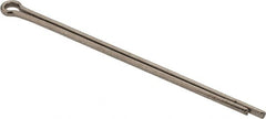 Made in USA - 3/32" Diam x 2-1/2" Long Extended Prong Cotter Pin - Grade 18-8, Uncoated, Stainless Steel - Benchmark Tooling