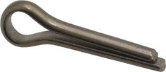 Made in USA - 1/8" Diam x 1/2" Long Extended Prong Cotter Pin - Grade 18-8, Uncoated, Stainless Steel - Benchmark Tooling