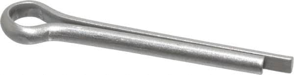 Made in USA - 1/8" Diam x 1" Long Extended Prong Cotter Pin - Grade 18-8, Uncoated, Stainless Steel - Benchmark Tooling