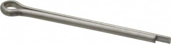 Made in USA - 1/8" Diam x 1-3/4" Long Extended Prong Cotter Pin - Grade 18-8, Uncoated, Stainless Steel - Benchmark Tooling