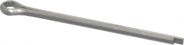 Made in USA - 1/8" Diam x 2" Long Extended Prong Cotter Pin - Grade 18-8, Uncoated, Stainless Steel - Benchmark Tooling