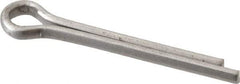 Made in USA - 5/32" Diam x 1-1/4" Long Extended Prong Cotter Pin - Grade 18-8, Uncoated, Stainless Steel - Benchmark Tooling