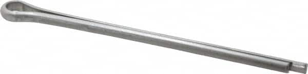 Made in USA - 3/16" Diam x 3" Long Extended Prong Cotter Pin - Grade 18-8, Uncoated, Stainless Steel - Benchmark Tooling