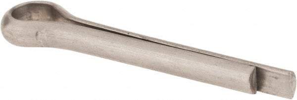 Made in USA - 1/4" Diam x 1-1/2" Long Extended Prong Cotter Pin - Grade 18-8, Uncoated, Stainless Steel - Benchmark Tooling