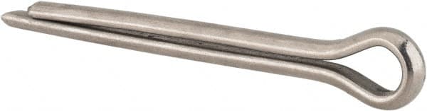 Made in USA - 5/16" Diam x 3" Long Extended Prong Cotter Pin - Grade 18-8, Uncoated, Stainless Steel - Benchmark Tooling