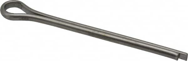 Made in USA - 5/16" Diam x 4" Long Extended Prong Cotter Pin - Grade 18-8, Uncoated, Stainless Steel - Benchmark Tooling