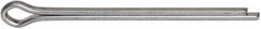 Made in USA - 1/8" Diam x 2" Long Extended Prong Cotter Pin - Grade 2, Zinc-Plated, Steel - Benchmark Tooling