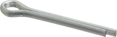 Made in USA - 5/32" Diam x 1-1/4" Long Extended Prong Cotter Pin - Grade 2, Zinc-Plated, Steel - Benchmark Tooling