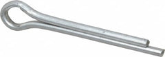 Made in USA - 3/16" Diam x 1-1/2" Long Extended Prong Cotter Pin - Grade 2, Zinc-Plated, Steel - Benchmark Tooling