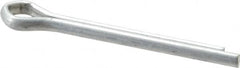 Made in USA - 3/16" Diam x 1-3/4" Long Extended Prong Cotter Pin - Grade 2, Zinc-Plated, Steel - Benchmark Tooling