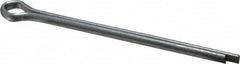 Made in USA - 3/16" Diam x 3" Long Extended Prong Cotter Pin - Grade 2, Zinc-Plated, Steel - Benchmark Tooling