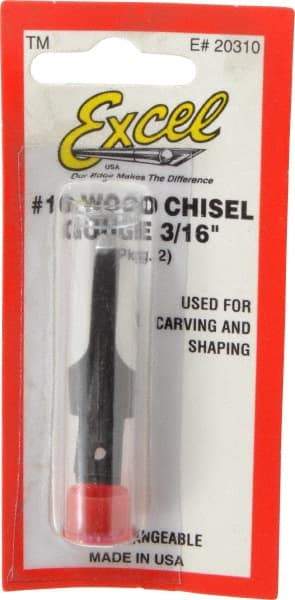 Excel - 2 Piece Steel Carving Blade - 2" OAL - Benchmark Tooling