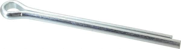 Made in USA - 1/2" Diam x 6" Long Extended Prong Cotter Pin - Grade 2, Zinc-Plated, Steel - Benchmark Tooling