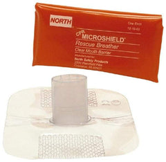 North - Disposable CPR Masks/Breathers Compatible First Aid Kits: North Unitized First Aid Kits Includes: Gloves; Wipes - Benchmark Tooling