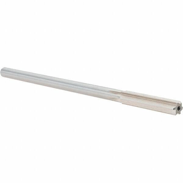 Alvord Polk - 0.317" High Speed Steel 6 Flute Chucking Reamer - Straight Flute, 0.2792" Straight Shank, 1-1/2" Flute Length, 6" OAL - Benchmark Tooling