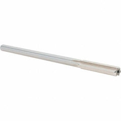 Alvord Polk - 0.317" High Speed Steel 6 Flute Chucking Reamer - Straight Flute, 0.2792" Straight Shank, 1-1/2" Flute Length, 6" OAL - Benchmark Tooling