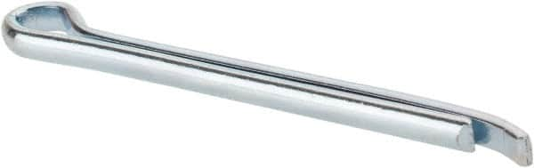 Made in USA - 5/32" Diam x 2" Long Hammerlock Cotter Pin - Grade 2, Zinc-Plated, Steel - Benchmark Tooling