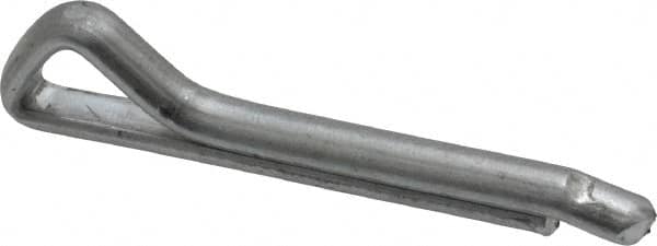 Made in USA - 3/16" Diam x 1-1/4" Long Hammerlock Cotter Pin - Grade 2, Zinc-Plated, Steel - Benchmark Tooling