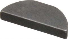 Made in USA - #406 Standard Woodruff Key - 3/4" Long x 1/8" Wide, Steel - Benchmark Tooling