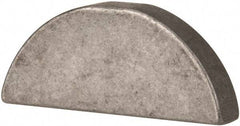 Made in USA - #811 Standard Woodruff Key - 1-3/8" Long x 1/4" Wide, Steel - Benchmark Tooling