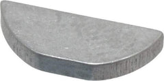 Made in USA - #305 Standard Woodruff Key - 5/8" Long x 3/32" Wide, Alloy Steel - Benchmark Tooling