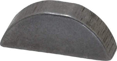 Made in USA - #606 Standard Woodruff Key - 3/4" Long x 3/16" Wide, Alloy Steel - Benchmark Tooling