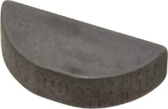 Made in USA - #808 Standard Woodruff Key - 1" Long x 1/4" Wide, Alloy Steel - Benchmark Tooling